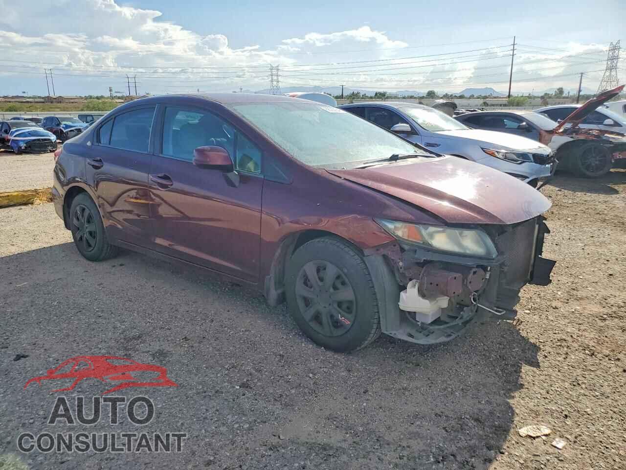 HONDA CIVIC 2013 - 19XFB2F59DE254323