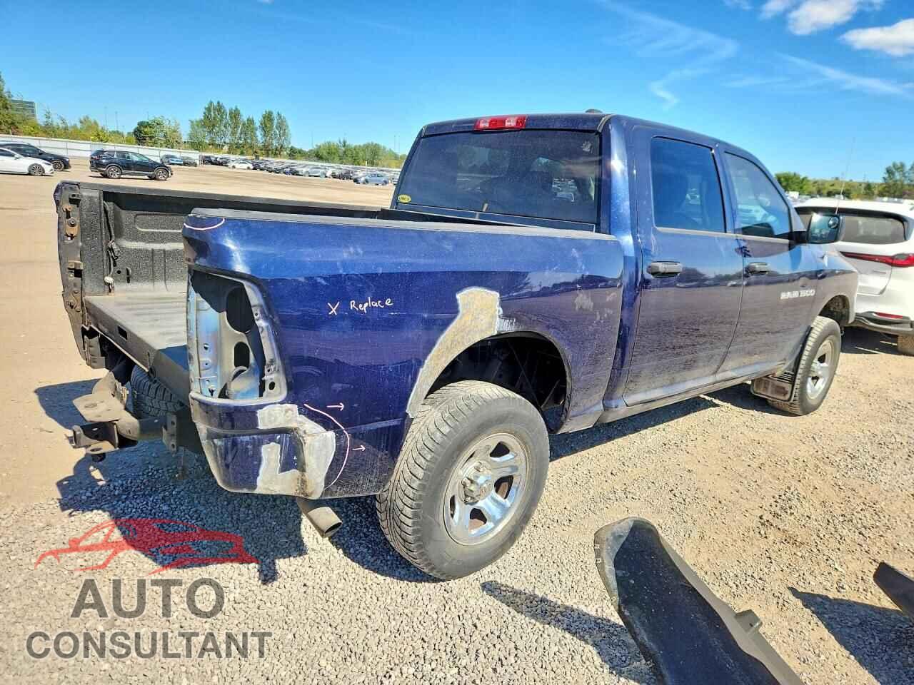 DODGE RAM 1500 2012 - 1C6RD7KP4CS211376