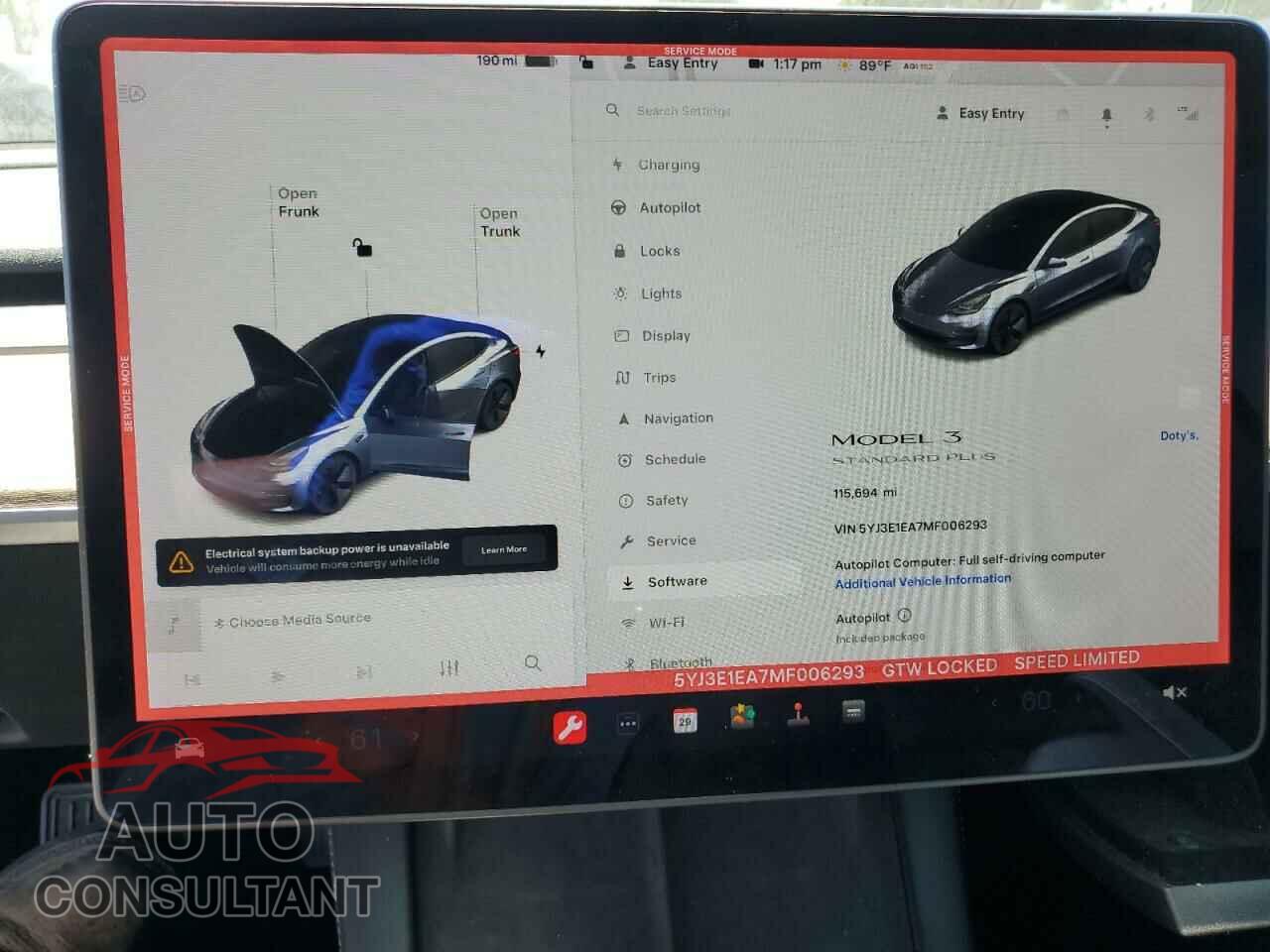 TESLA MODEL 3 2021 - 5YJ3E1EA7MF006293