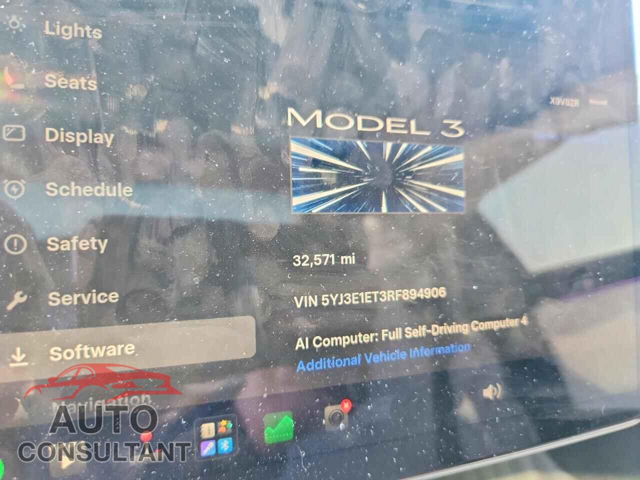 TESLA MODEL 3 2024 - 5YJ3E1ET3RF894906