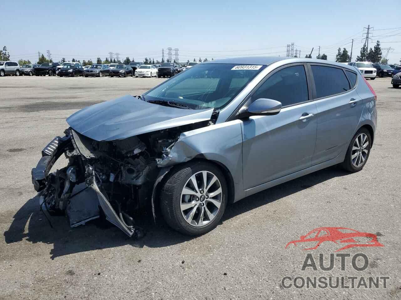 HYUNDAI ACCENT 2017 - KMHCU5AE9HU365611