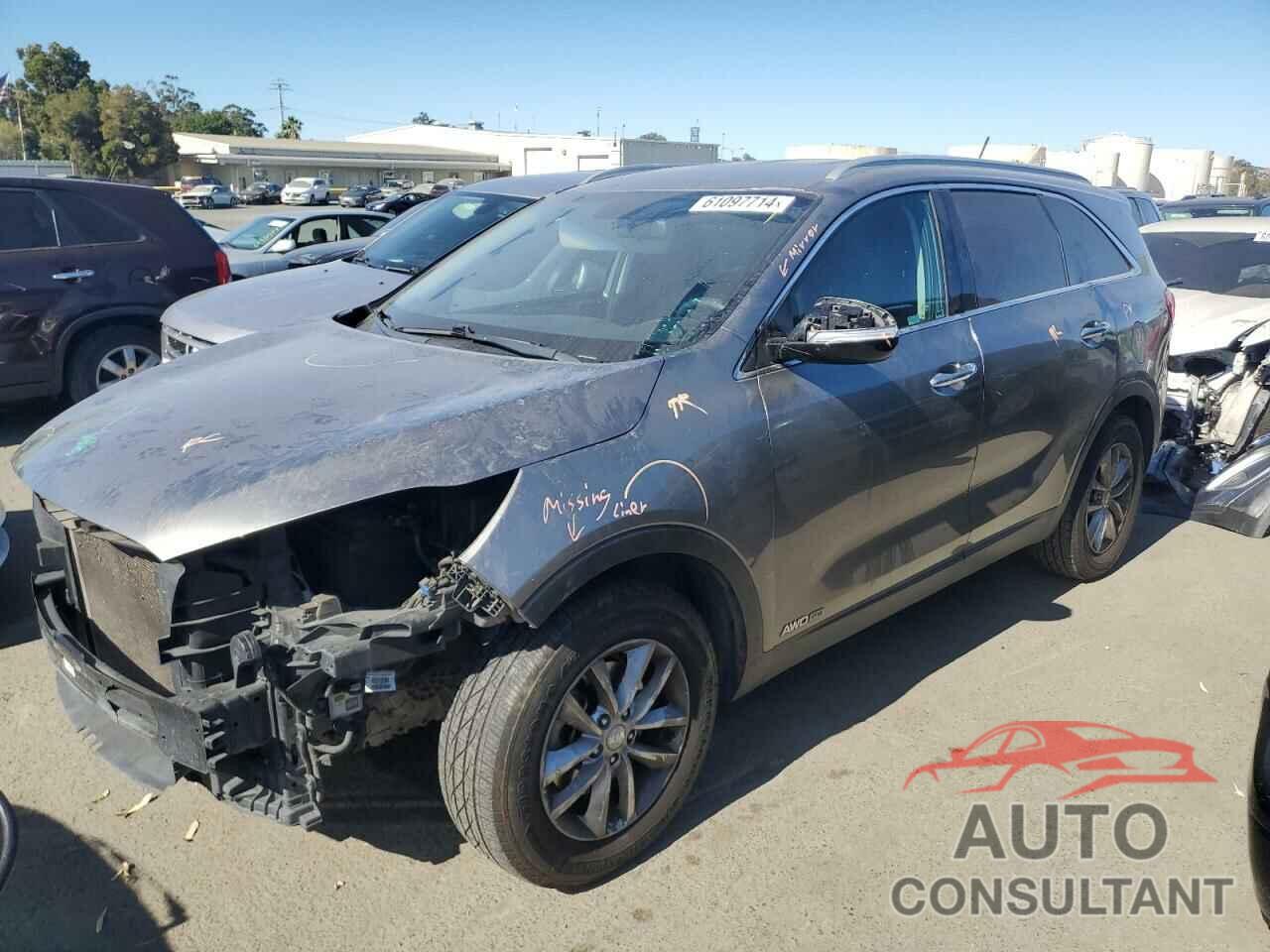 KIA SORENTO 2017 - 5XYPGDA54HG309388