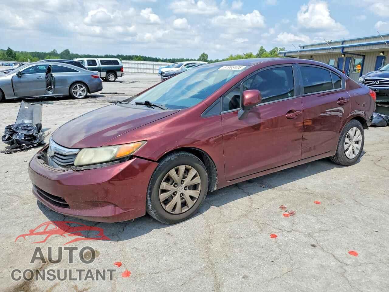 HONDA CIVIC 2012 - 19XFB2F50CE047561