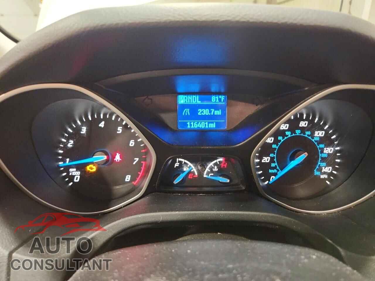 FORD FOCUS 2013 - 1FADP3E23DL161400