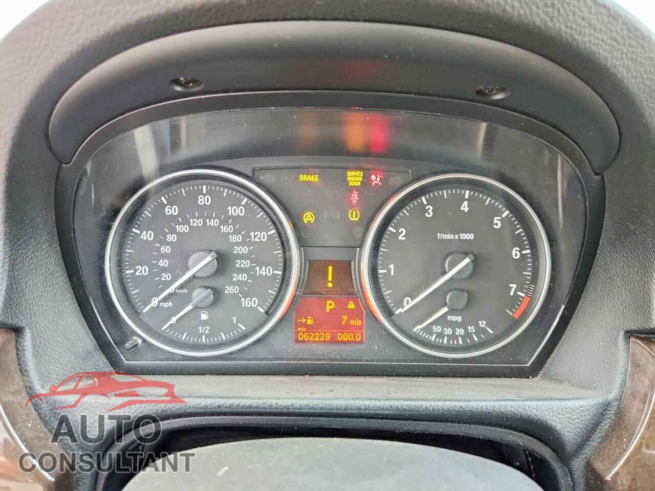 BMW 3 SERIES 2011 - WBAPK7C5XBA972756