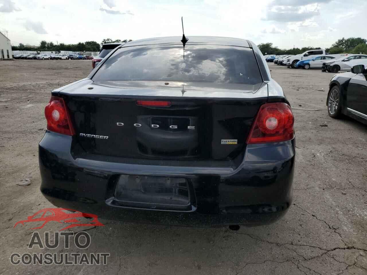 DODGE AVENGER 2012 - 1C3CDZAGXCN256174