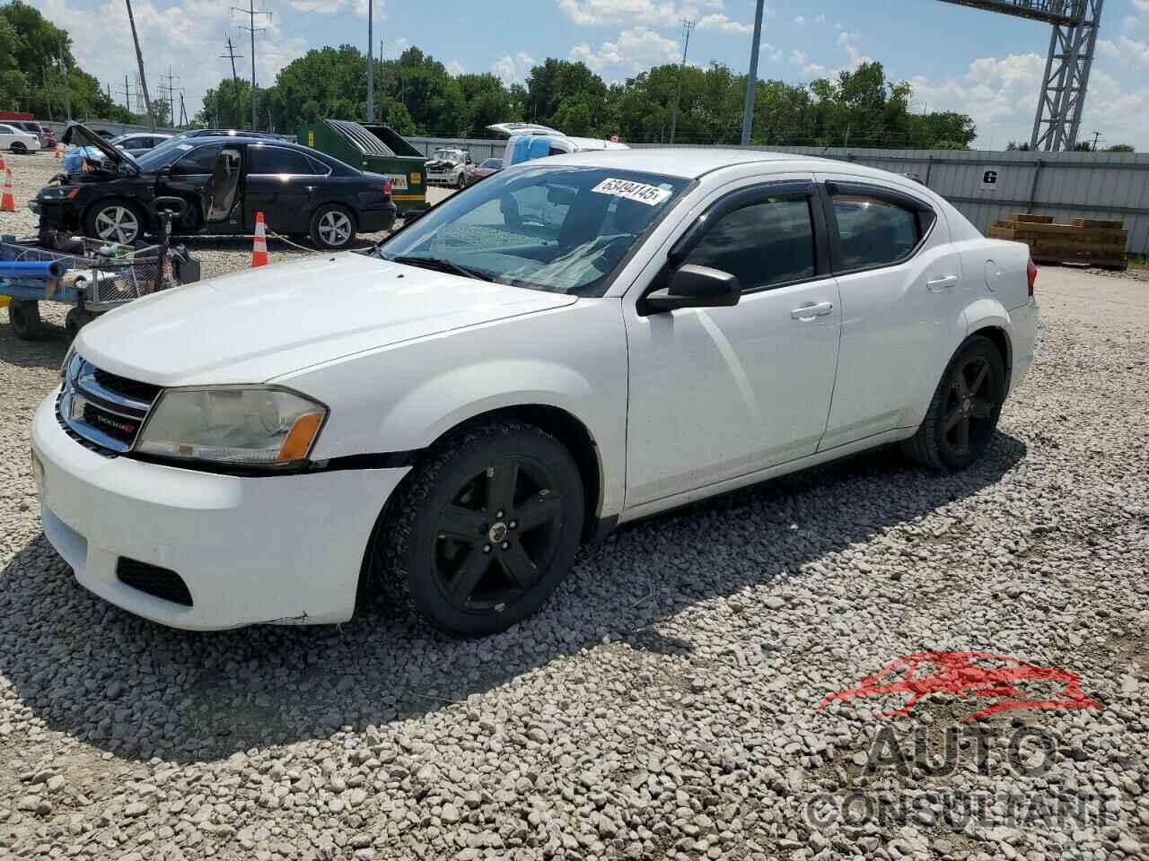DODGE AVENGER 2013 - 1C3CDZAB2DN708317