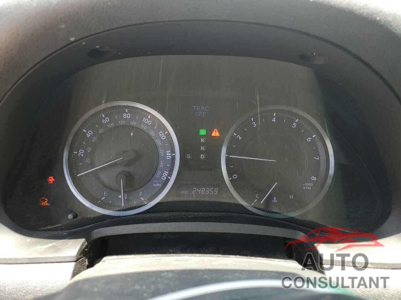 LEXUS IS 2012 - JTHBF5C21C2102237