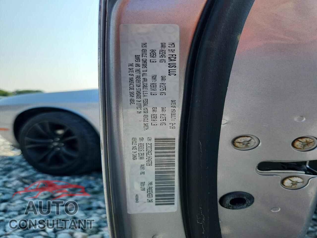 DODGE CHALLENGER 2018 - 2C3CDZAG2JH246728