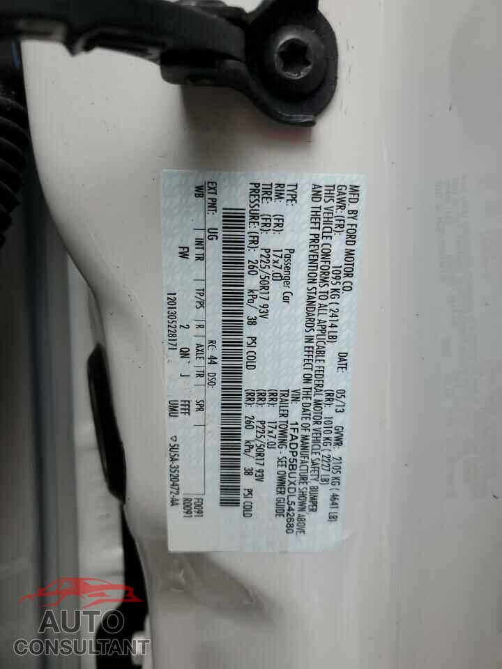FORD CMAX 2013 - 1FADP5BUXDL542680