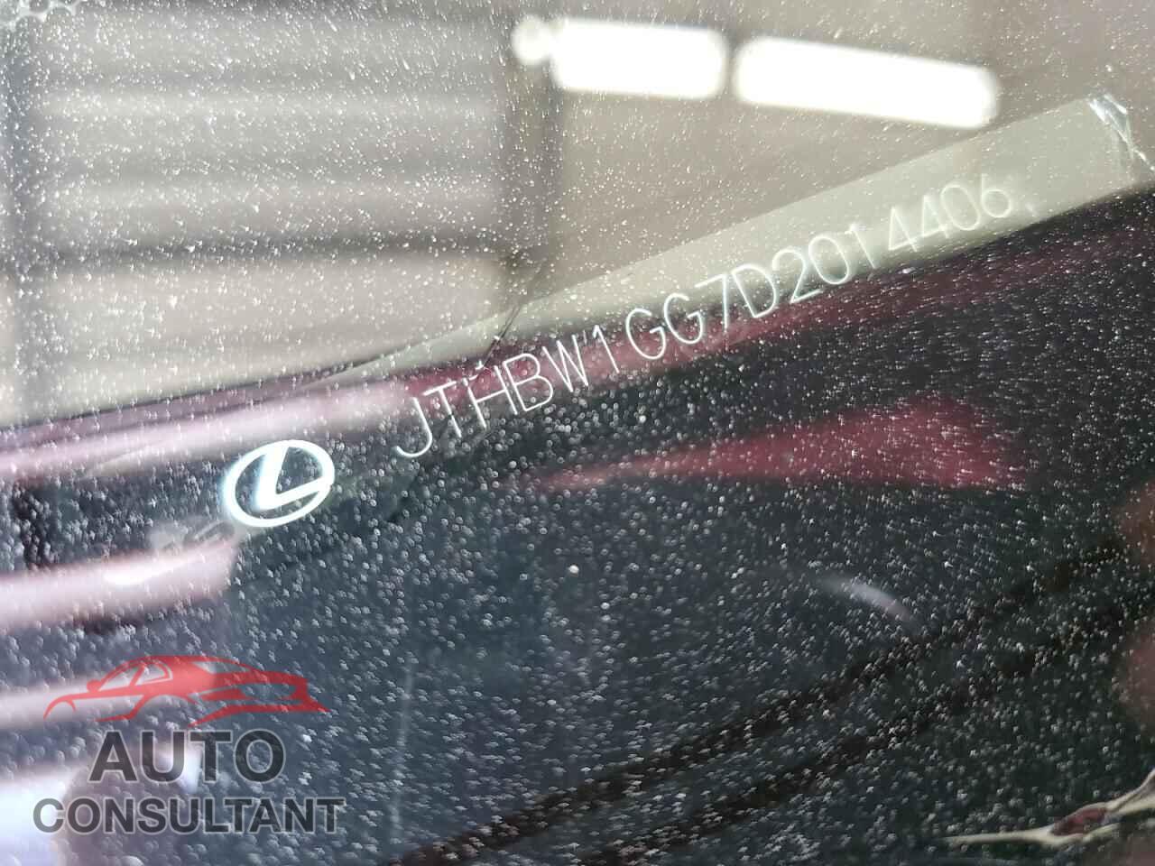 LEXUS ES300 2013 - JTHBW1GG7D2014406
