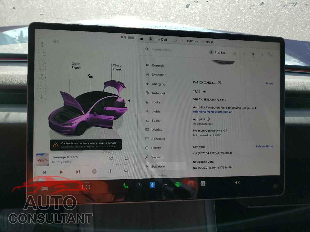 TESLA MODEL 3 2024 - 5YJ3E1EA2RF734448