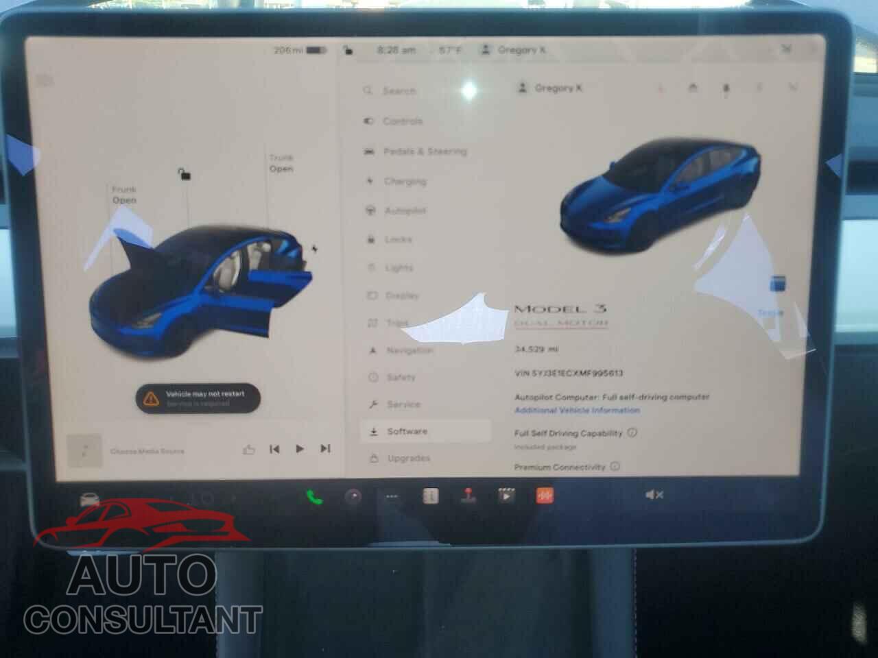 TESLA MODEL 3 2021 - 5YJ3E1ECXMF995613