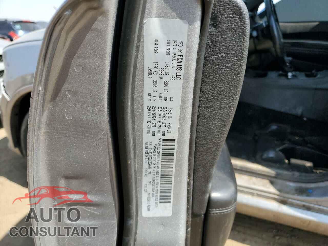 DODGE DURANGO 2020 - 1C4RDJDG2LC260640