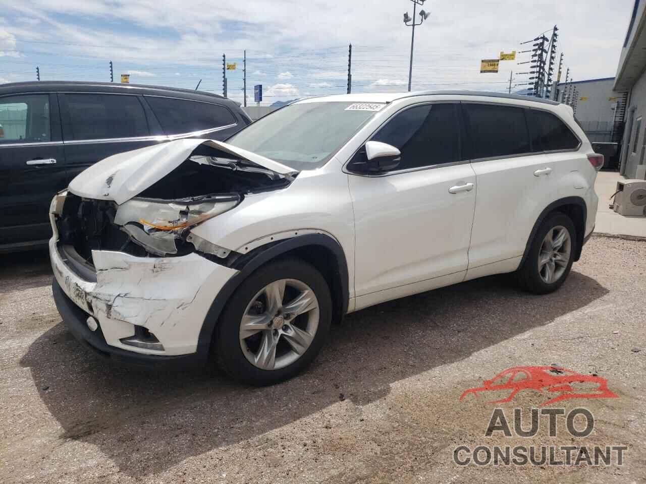 TOYOTA HIGHLANDER 2015 - 5TDDKRFHXFS077378