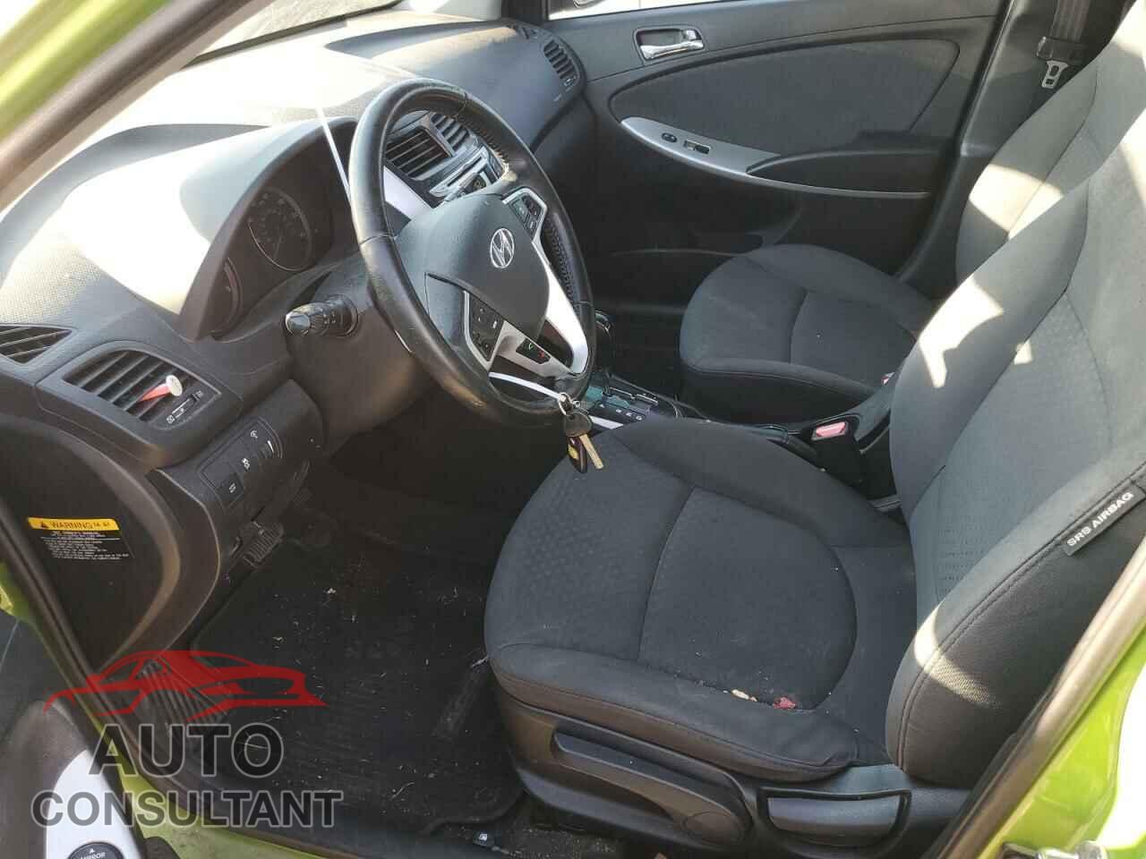 HYUNDAI ACCENT 2012 - KMHCU5AEXCU034397