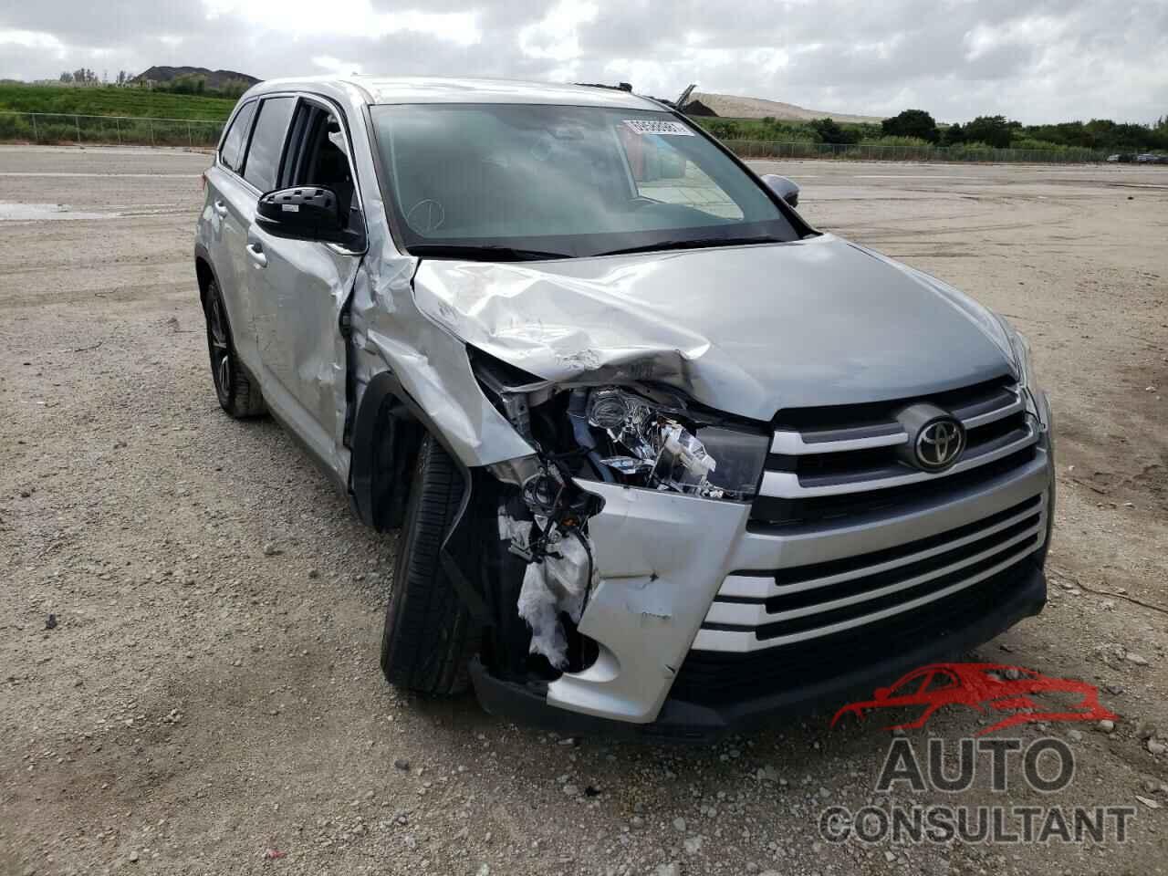 TOYOTA HIGHLANDER 2019 - 5TDZZRFH9KS325115