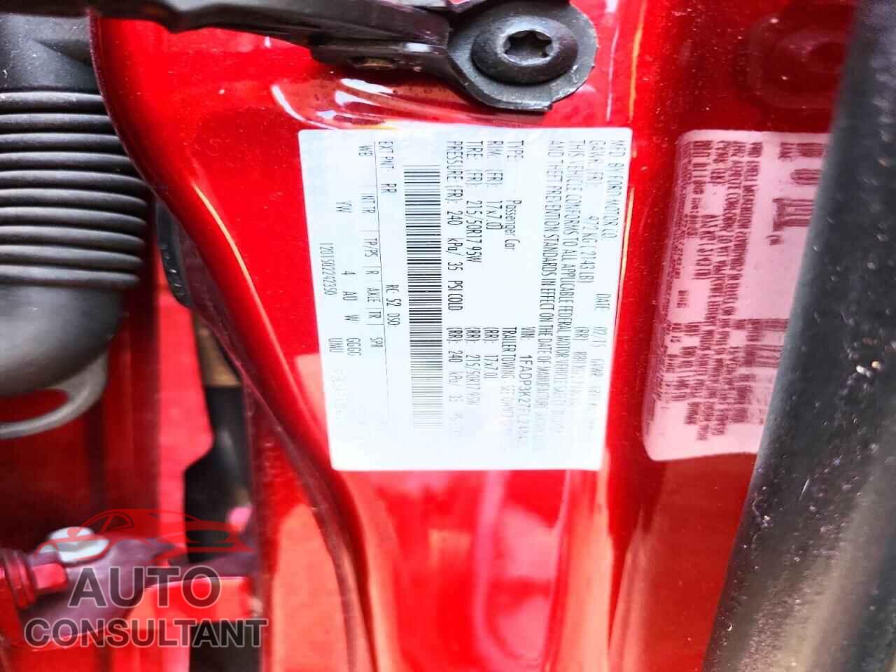 FORD FOCUS 2015 - 1FADP3K27FL248420