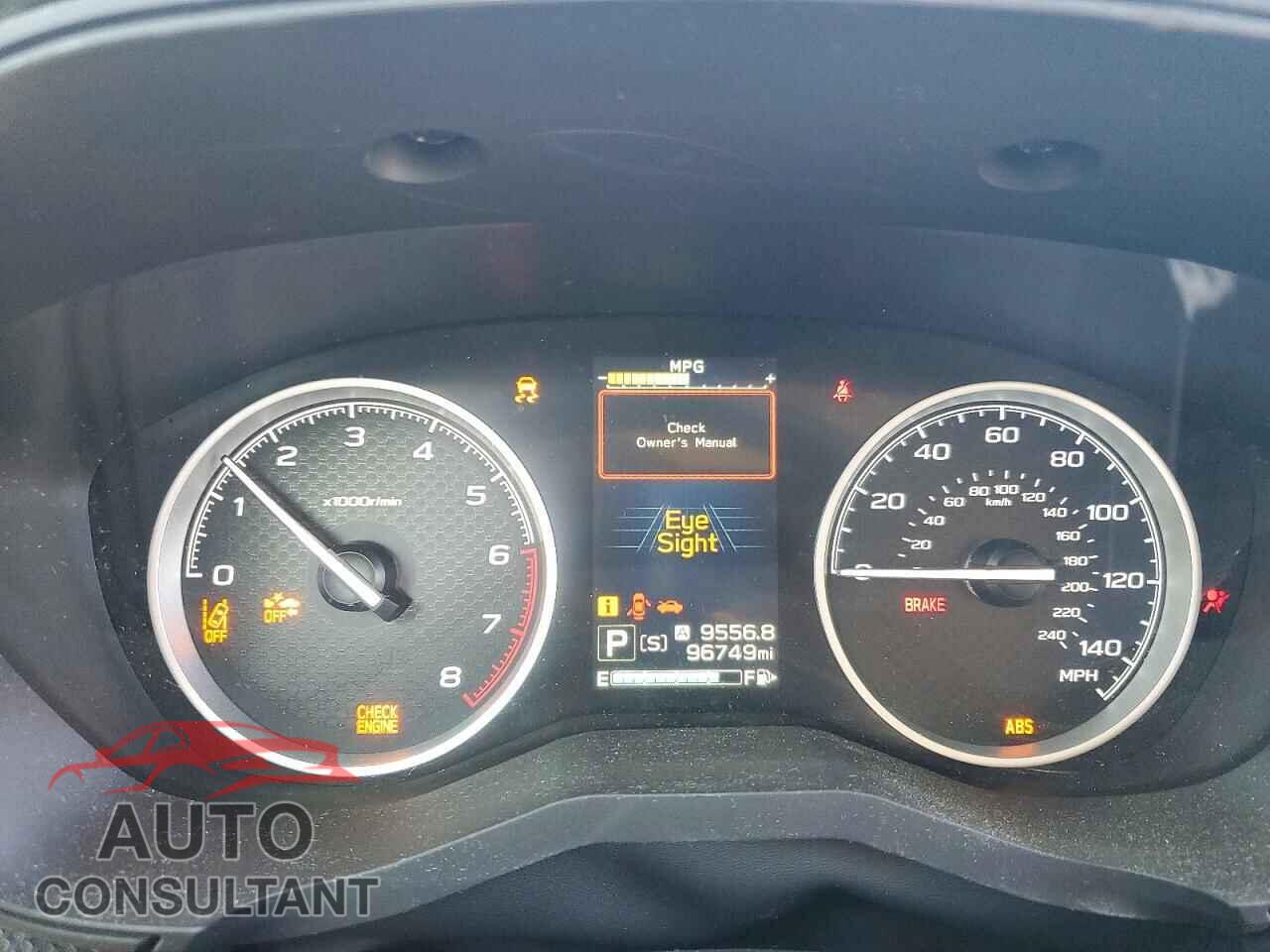 SUBARU FORESTER 2019 - JF2SKAEC7KH564214