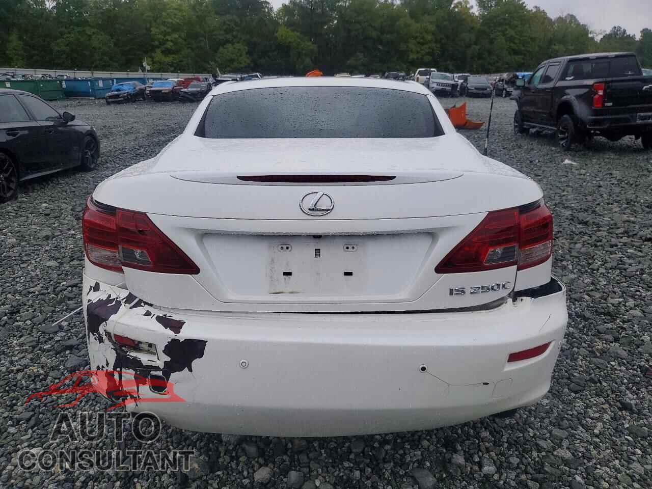 LEXUS IS 2012 - JTHFF2C26C2522754