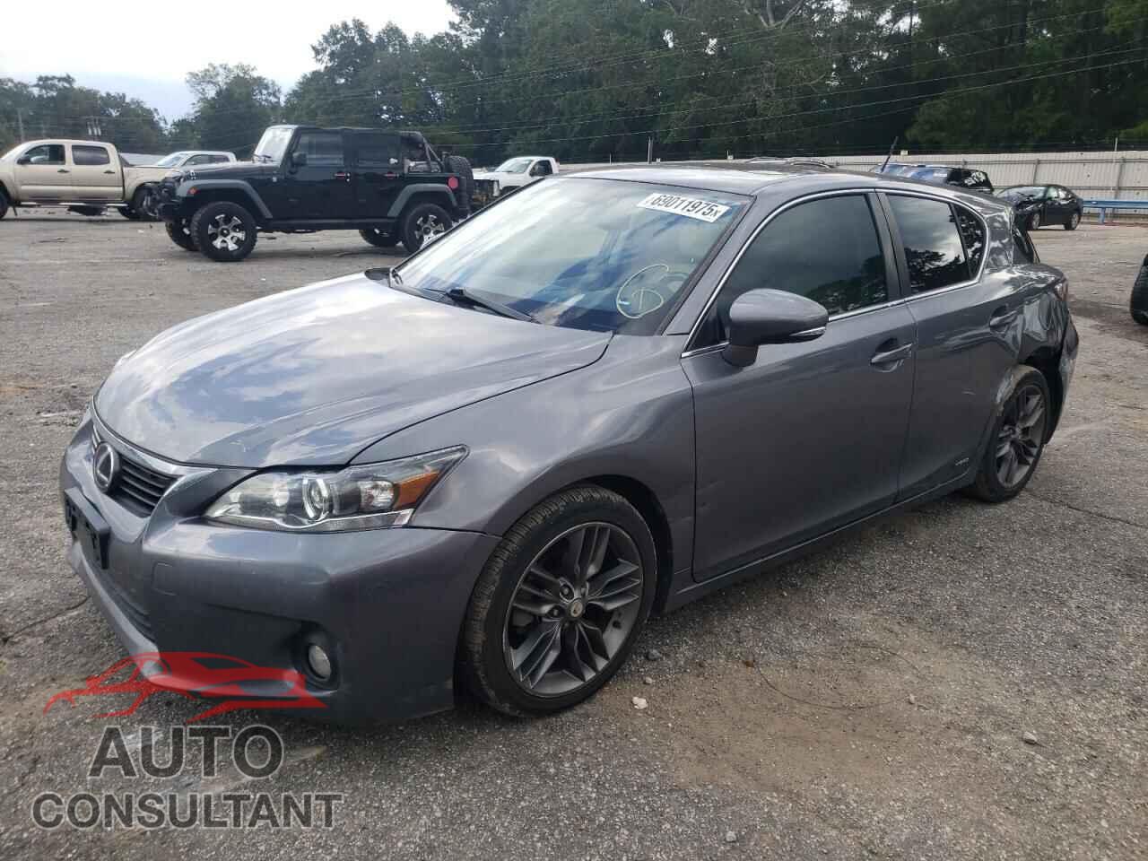 LEXUS CT 200 2012 - JTHKD5BH3C2101604