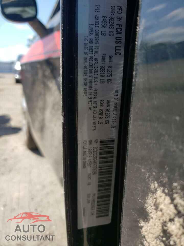 DODGE CHALLENGER 2019 - 2C3CDZAG4KH733396