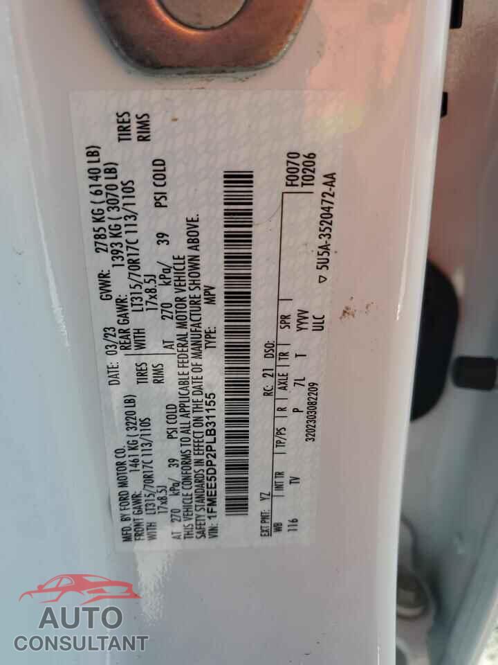 FORD BRONCO 2023 - 1FMEE5DP2PLB31155