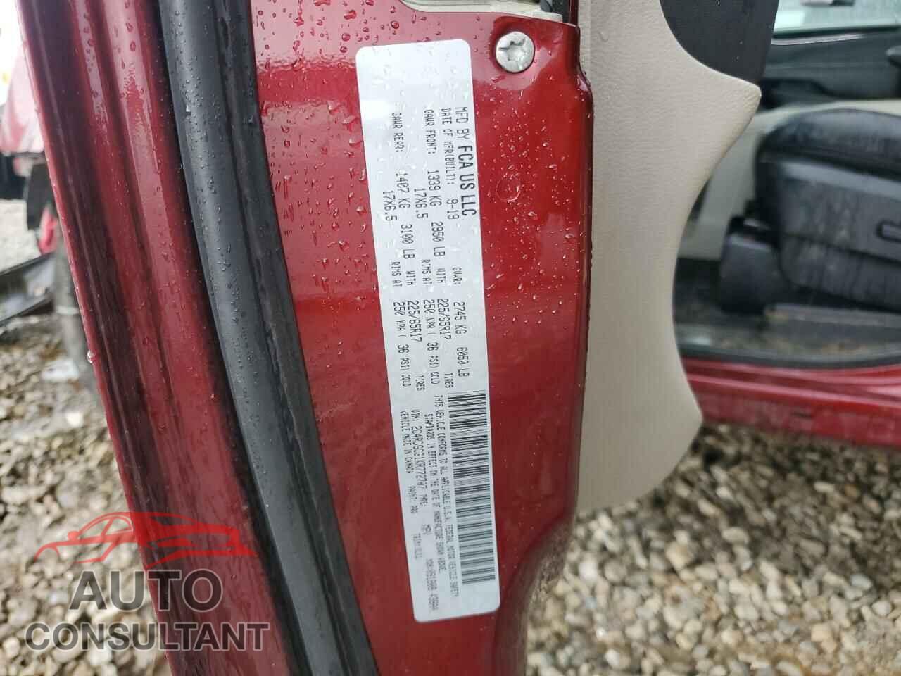 DODGE CARAVAN 2019 - 2C4RDGCG1KR772707