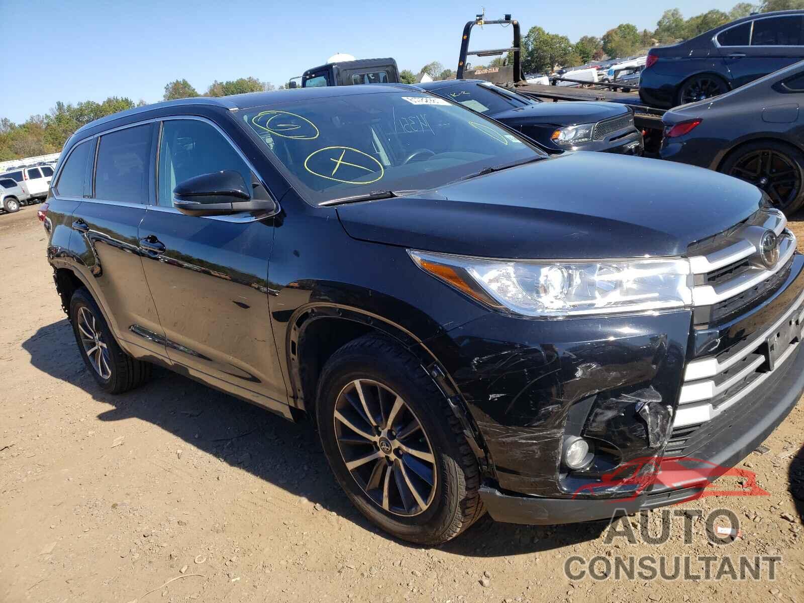 TOYOTA HIGHLANDER 2017 - 5TDJZRFH0HS362429