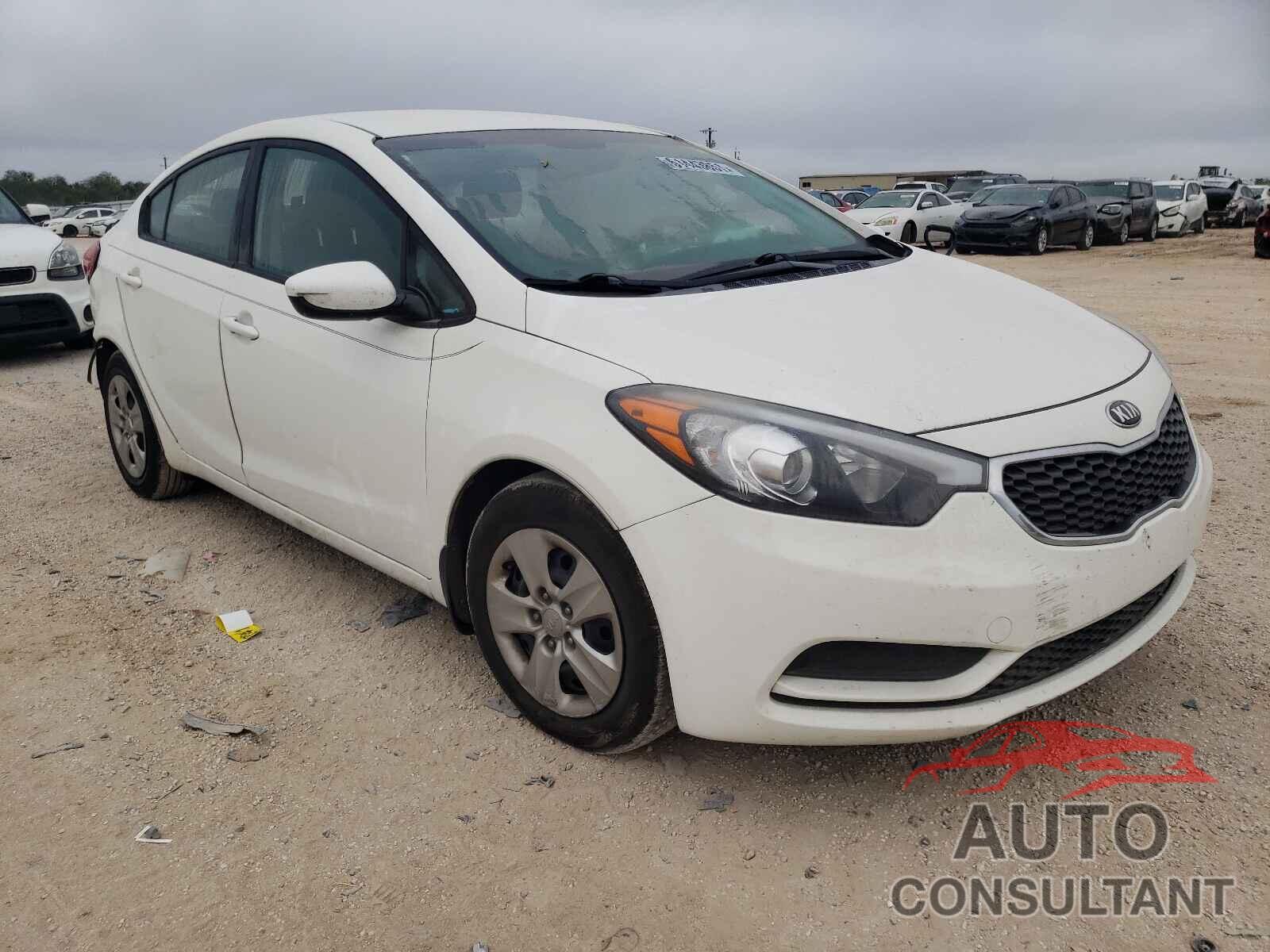 KIA FORTE 2016 - KNAFK4A65G5619444