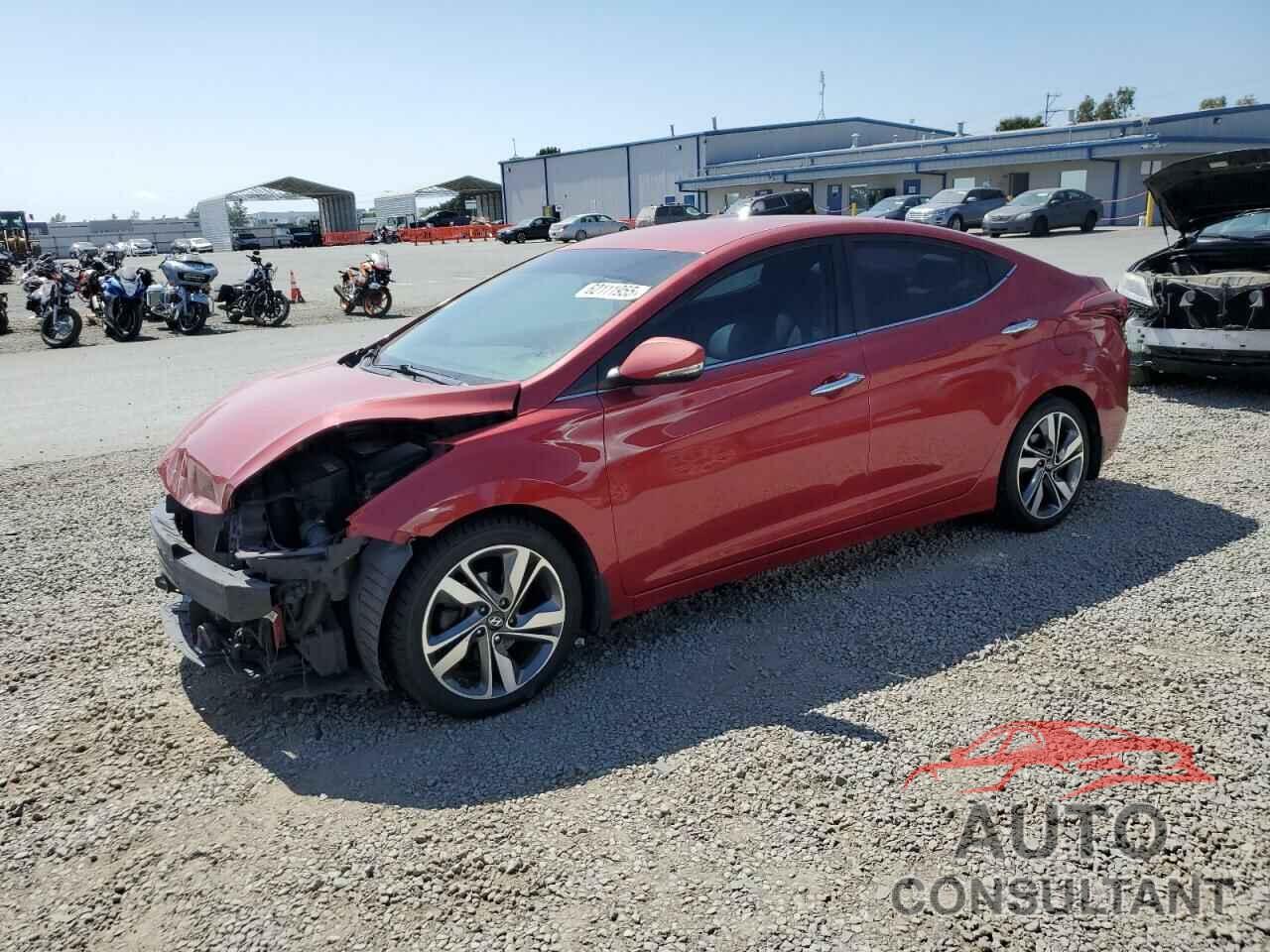 HYUNDAI ELANTRA 2014 - KMHDH4AEXEU035071