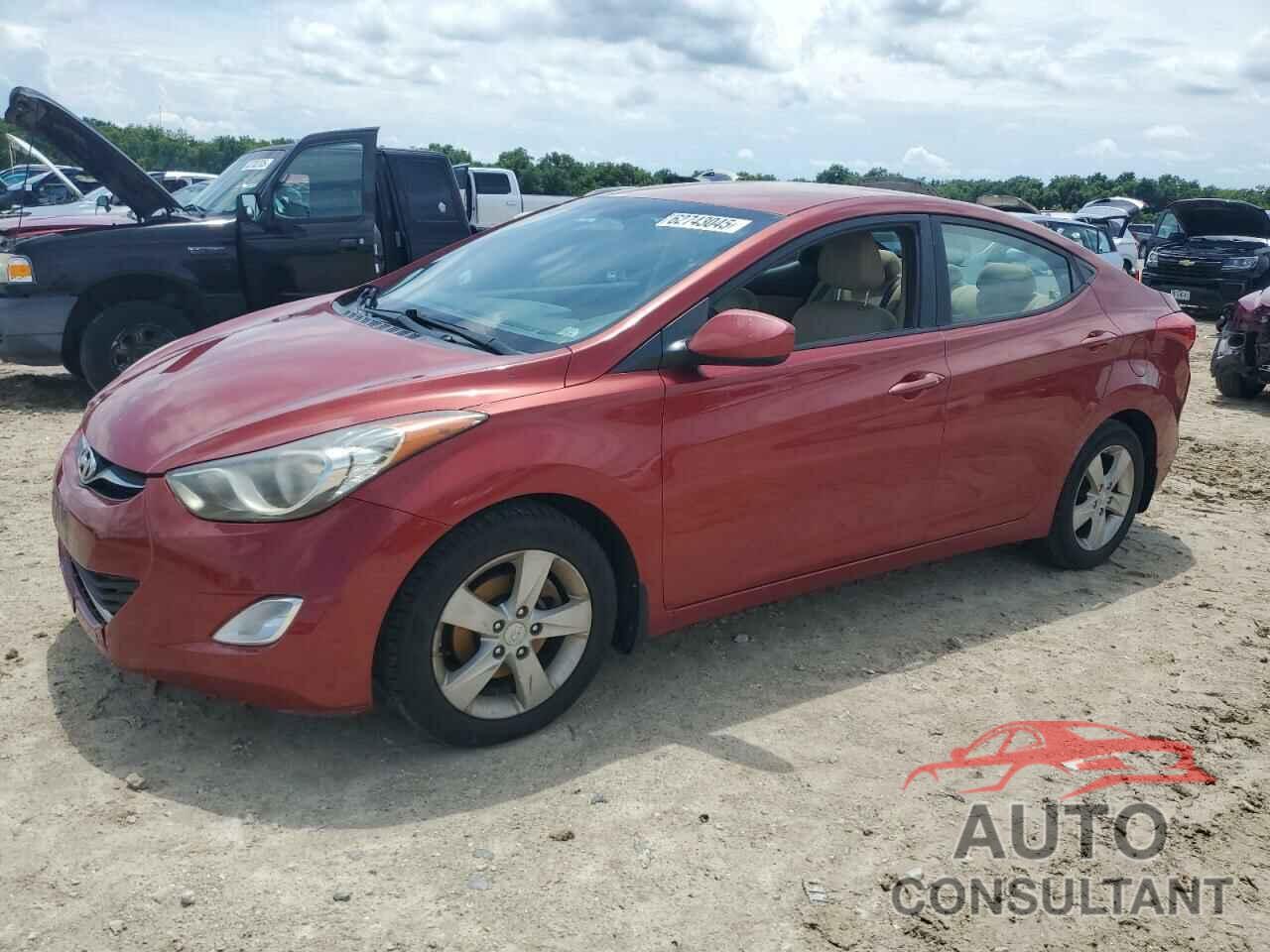 HYUNDAI ELANTRA 2012 - KMHDH4AEXCU468726