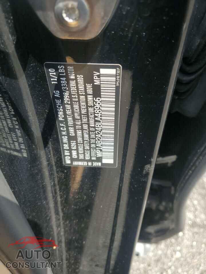 PORSCHE CAYENNE 2011 - WP1AB2A24BLA48966
