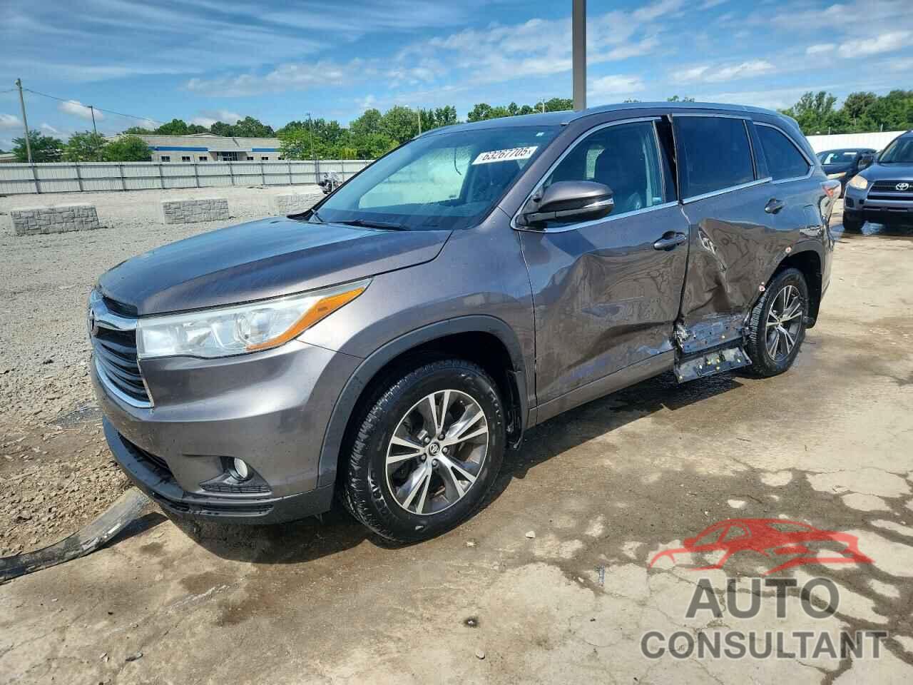 TOYOTA HIGHLANDER 2016 - 5TDJKRFHXGS292070