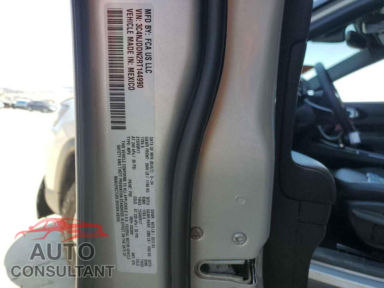 JEEP COMPASS 2024 - 3C4NJDDN2RT144990