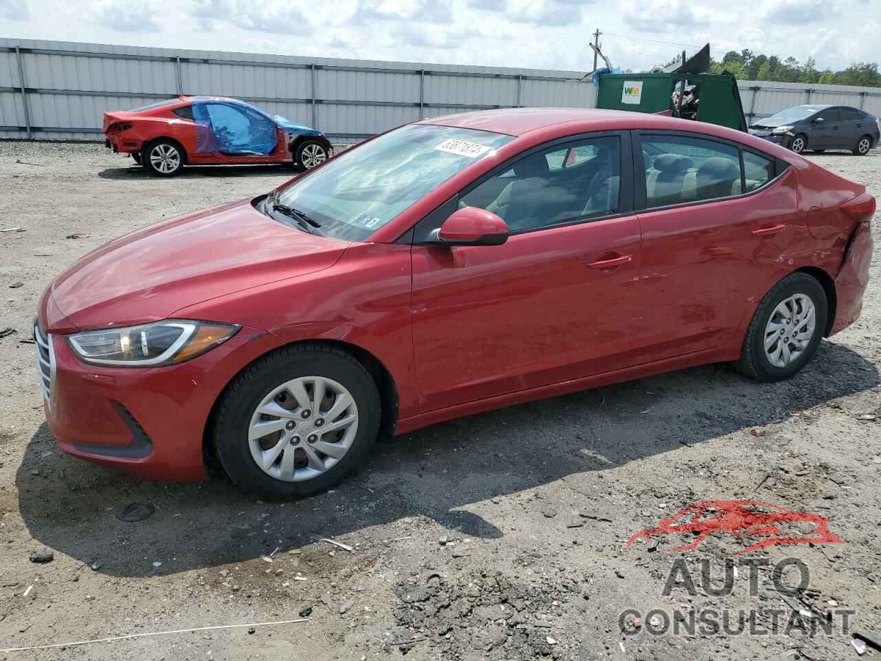 HYUNDAI ELANTRA 2017 - KMHD74LF6HU282150