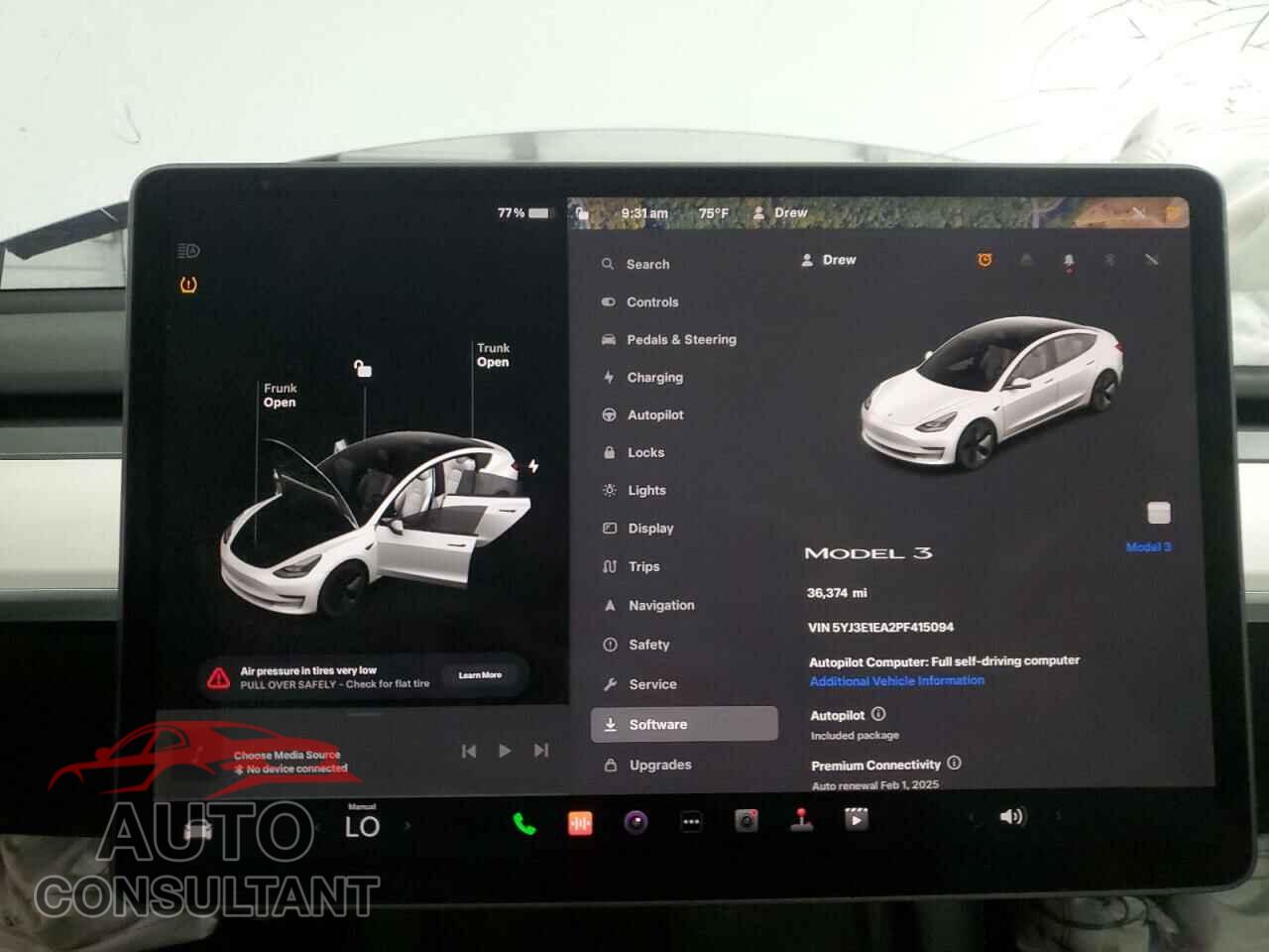 TESLA MODEL 3 2023 - 5YJ3E1EA2PF415094