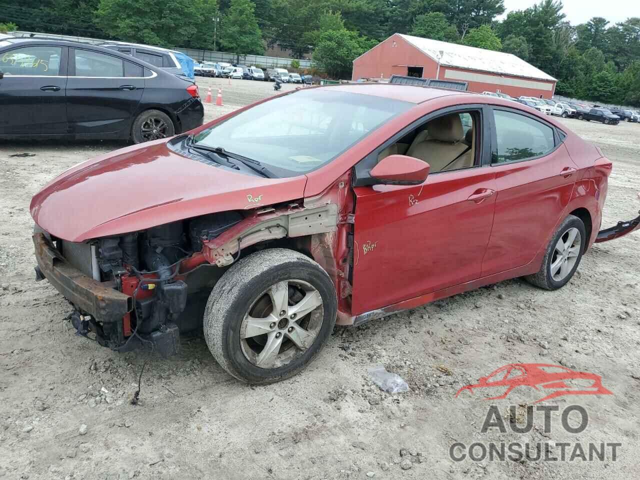 HYUNDAI ELANTRA 2012 - KMHDH4AE1CU234037