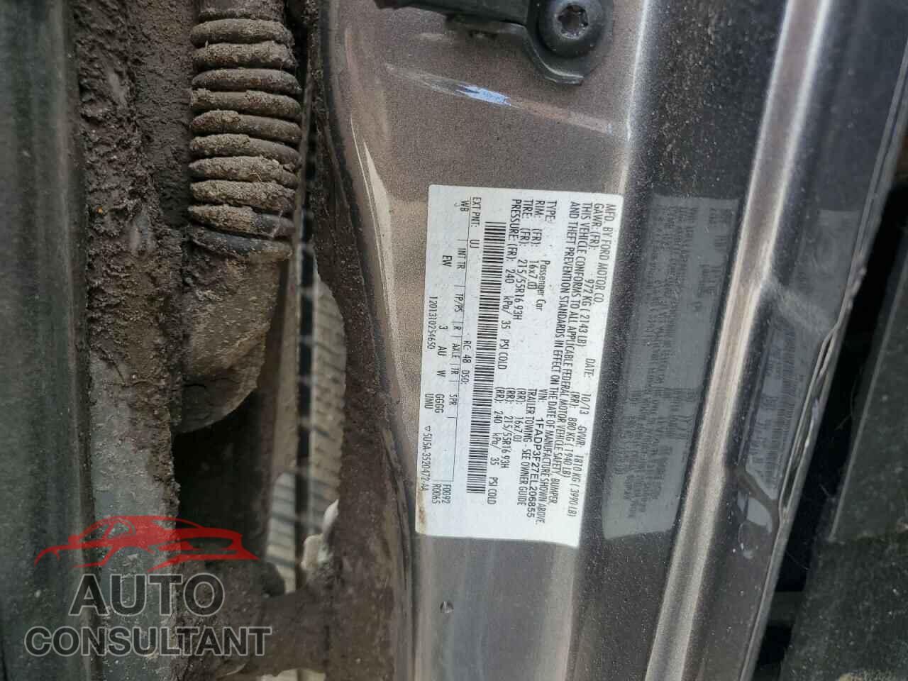 FORD FOCUS 2014 - 1FADP3F27EL206855