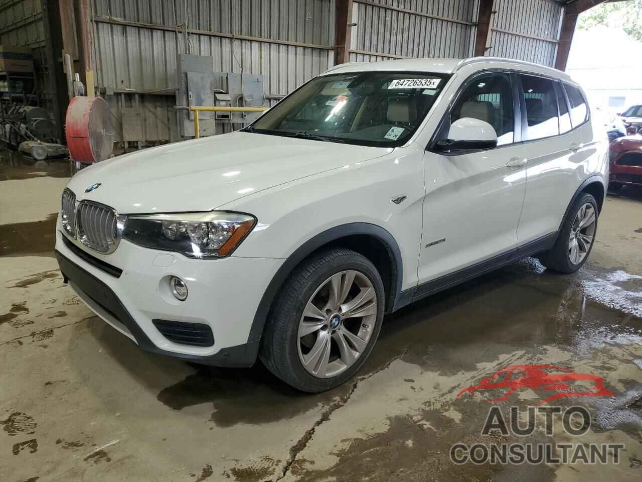 BMW X3 2016 - 5UXWZ7C51G0T43005