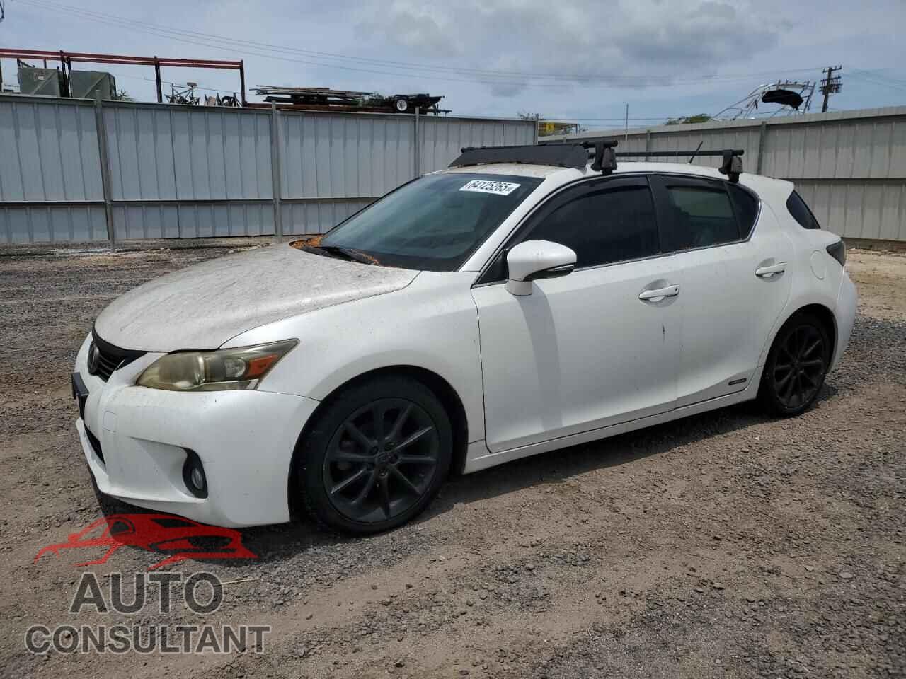 LEXUS CT 200 2012 - JTHKD5BH0C2108347