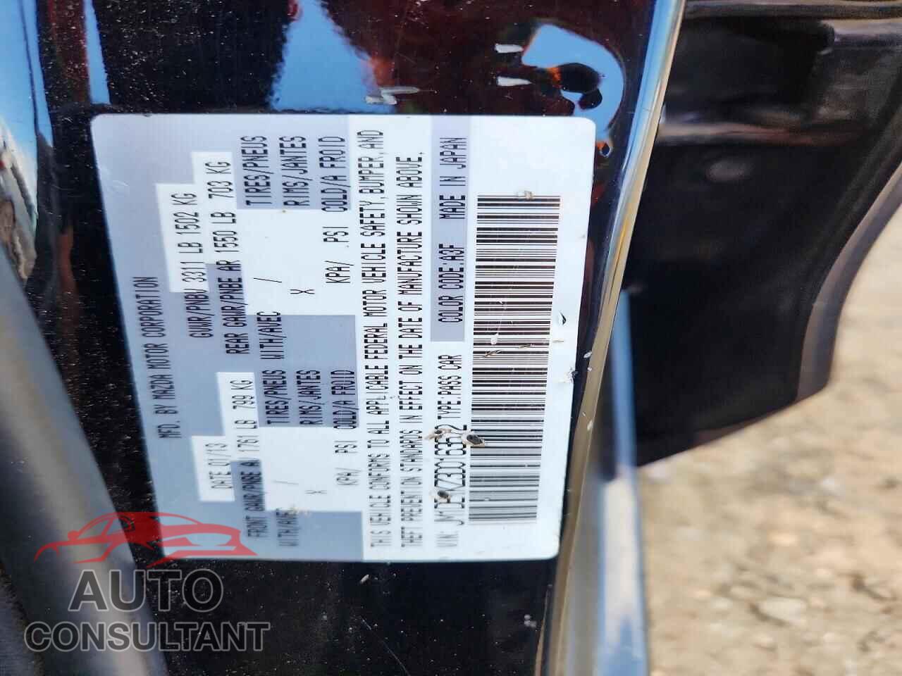 MAZDA 2 2013 - JM1DE1KZ3D0163672