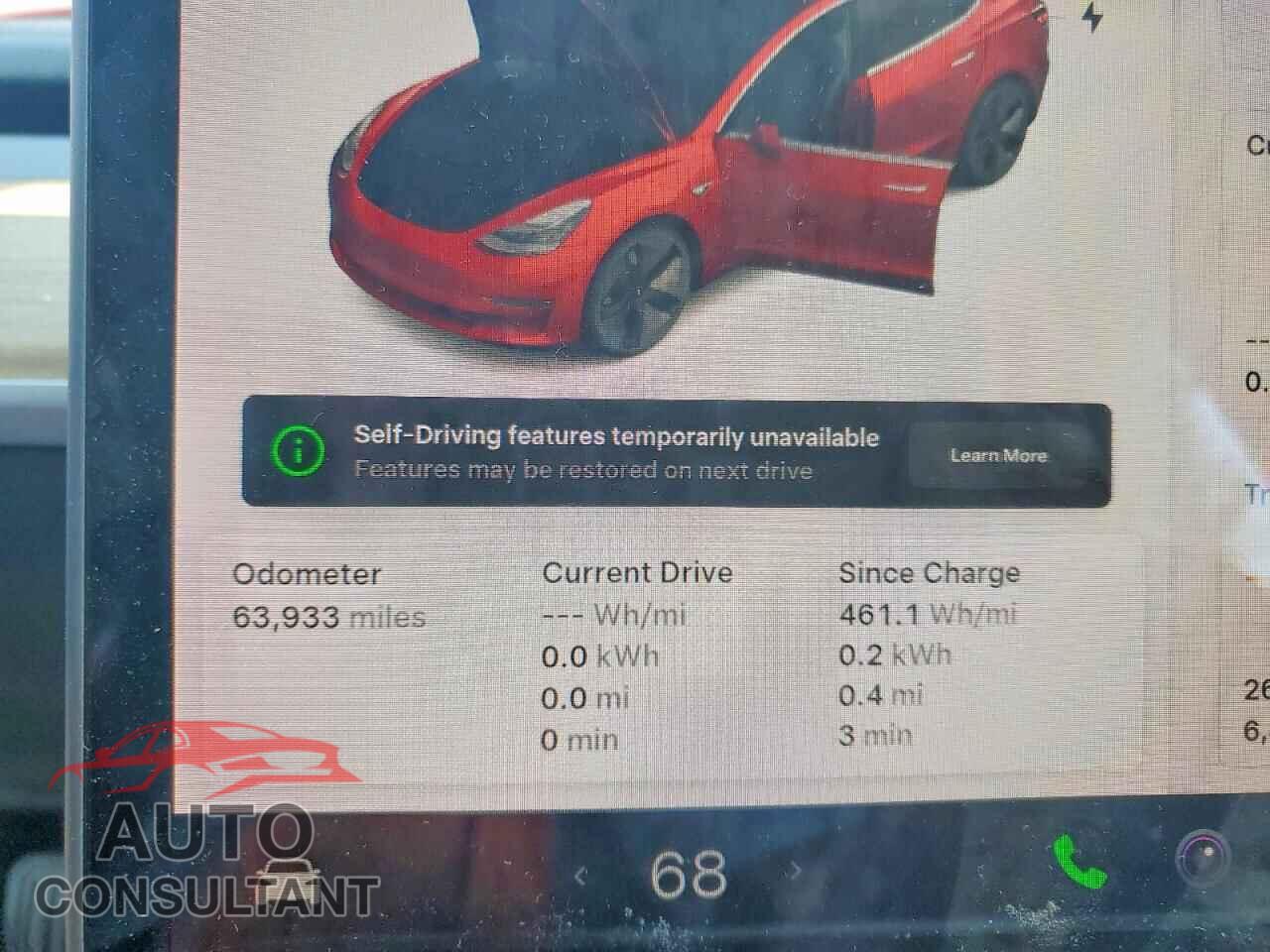 TESLA MODEL 3 2018 - 5YJ3E1EA0JF045707