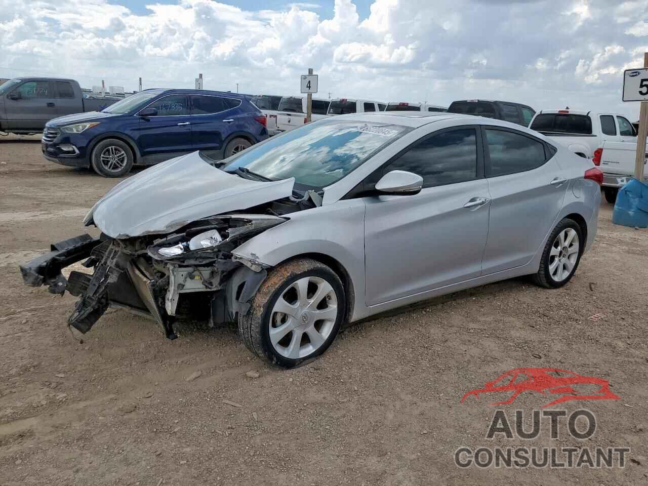 HYUNDAI ELANTRA 2013 - KMHDH4AE5DU639092