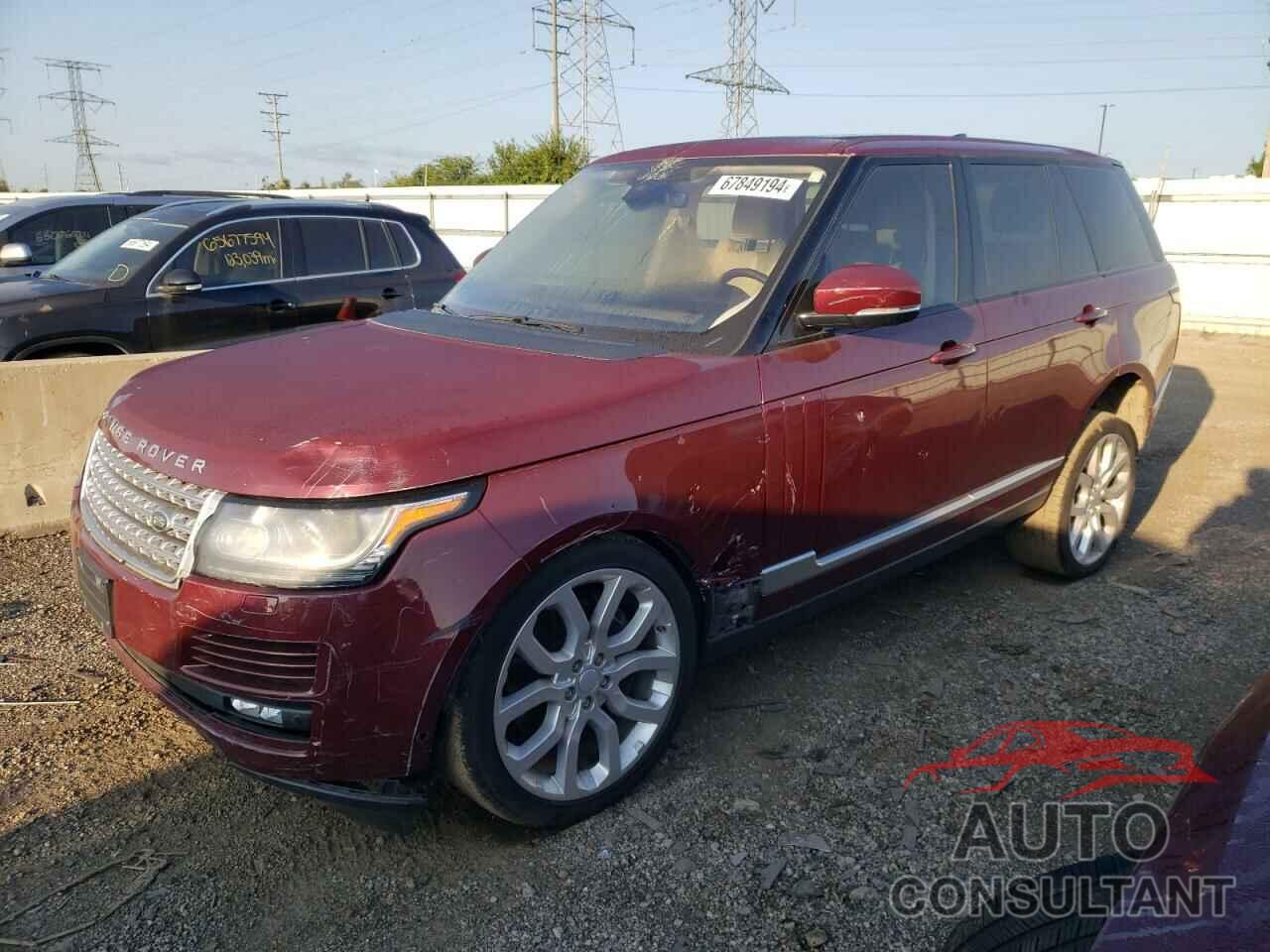 LAND ROVER RANGEROVER 2017 - SALGS2FE4HA320959