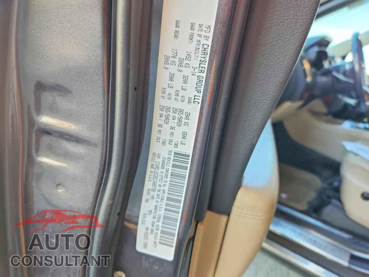DODGE DURANGO 2014 - 1C4RDJDG3EC468738