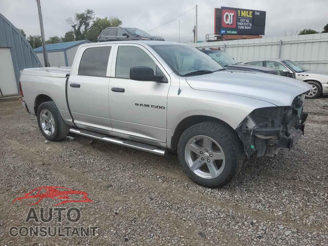 DODGE RAM 1500 2012 - 1C6RD7KT4CS171720