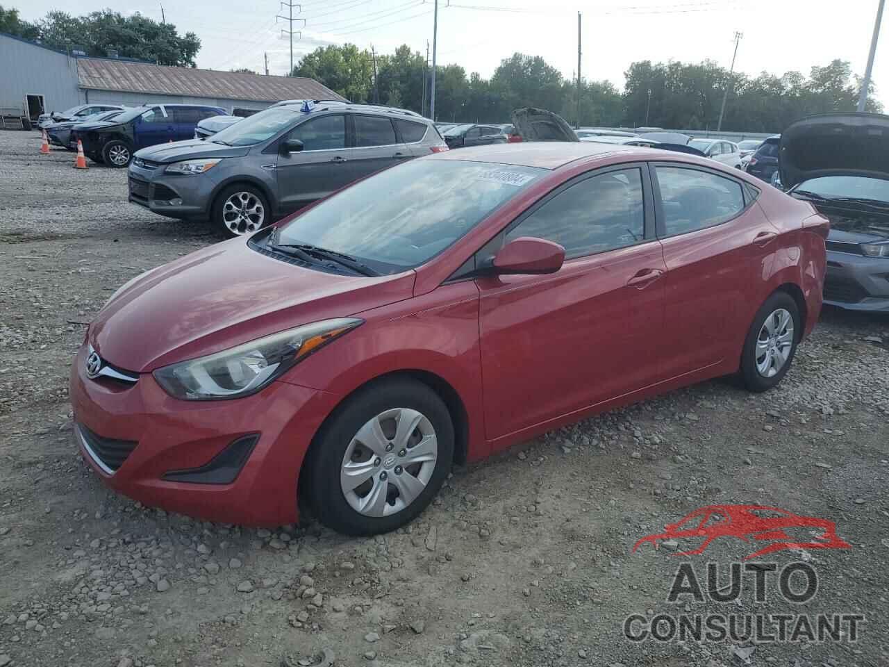 HYUNDAI ELANTRA 2016 - KMHDH4AE1GU489888