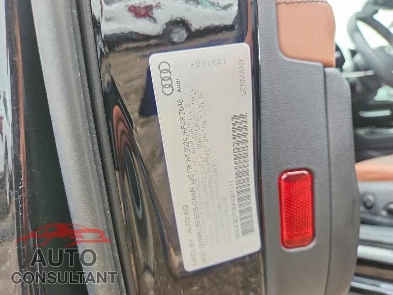 AUDI A5 2021 - WAUCBCF58MA051111