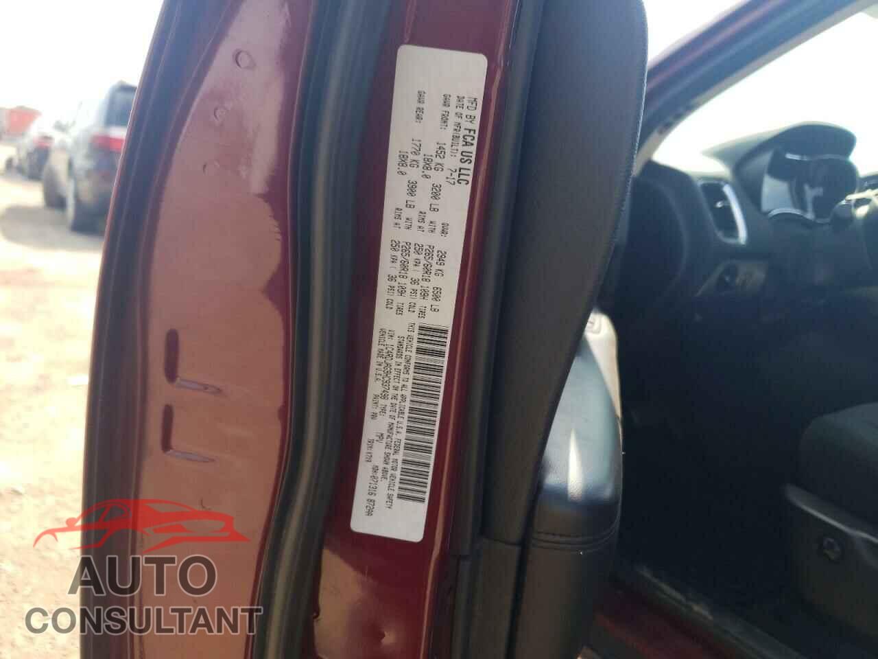 DODGE DURANGO 2017 - 1C4RDJAG9HC937498